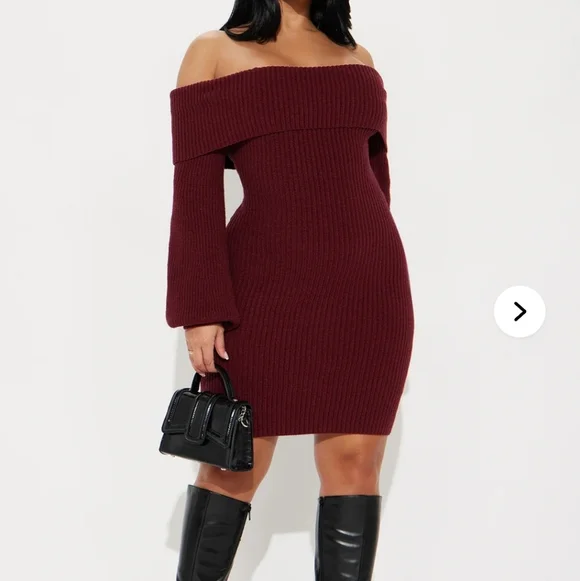 Fashion Nova Sweater Dress - Picture 1 of 6